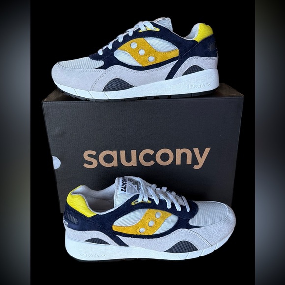 Saucony Other - 🔥Saucony SHADOW 6000  Men's size 11 Sneakers -Navy, Yellow, Blk, & White *NEW*